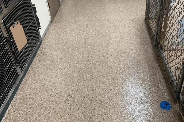 Commercial flake epoxy floor, metro Atlanta