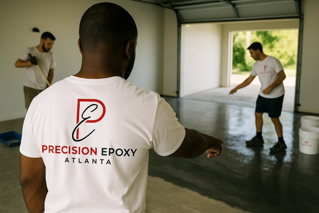 Precision Epoxy Atlanta installation crew